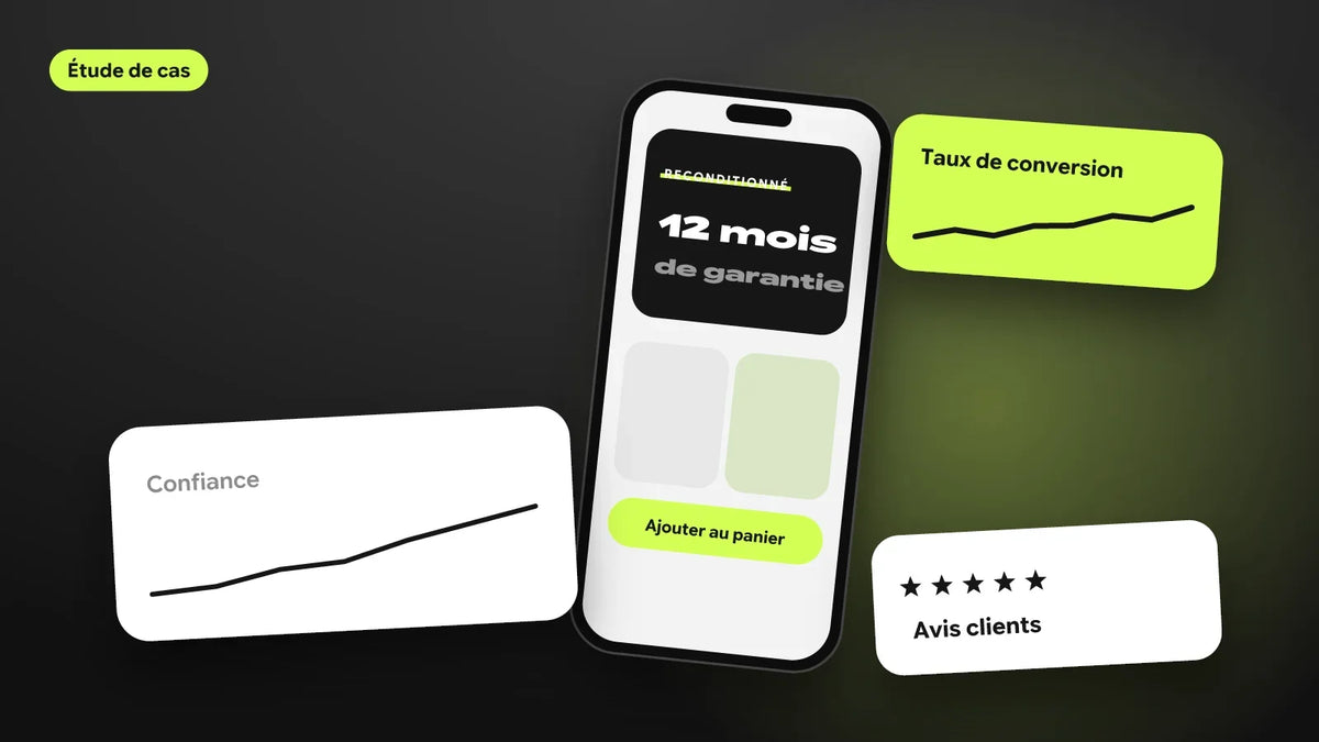 Étude de cas Phonio : bâtir la confiance sur une boutique de reconditionné